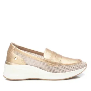 Women's Moccasin Shoes In Gold