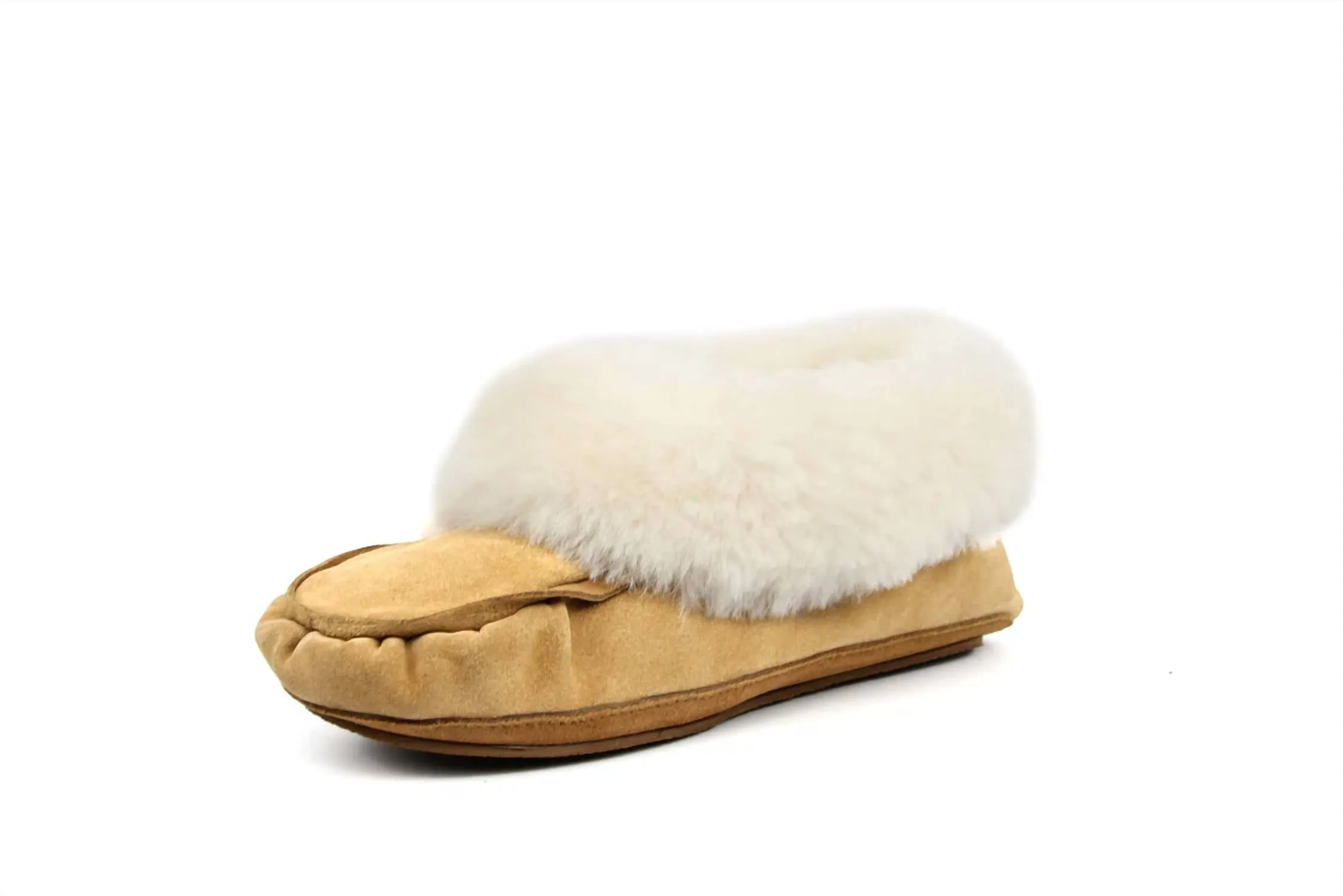 Women's Moccasin Shoes In Tan