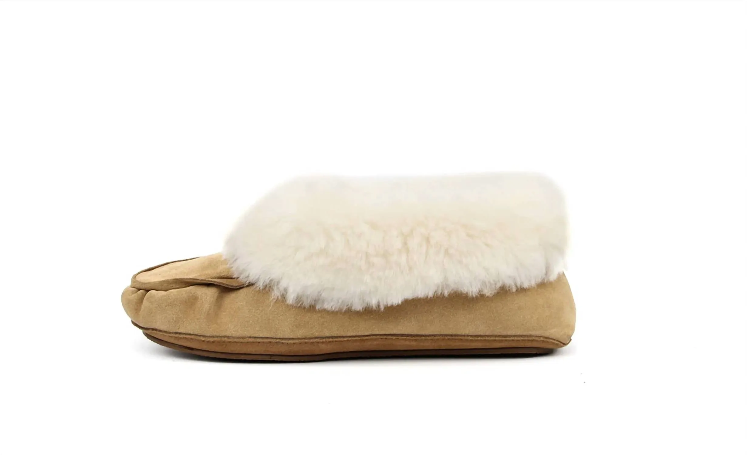 Women's Moccasin Shoes In Tan