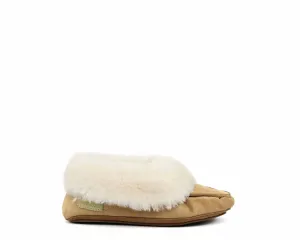 Women's Moccasin Shoes In Tan