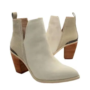 Women's Mumba Faux Exotic Upper Bootie In Chalk