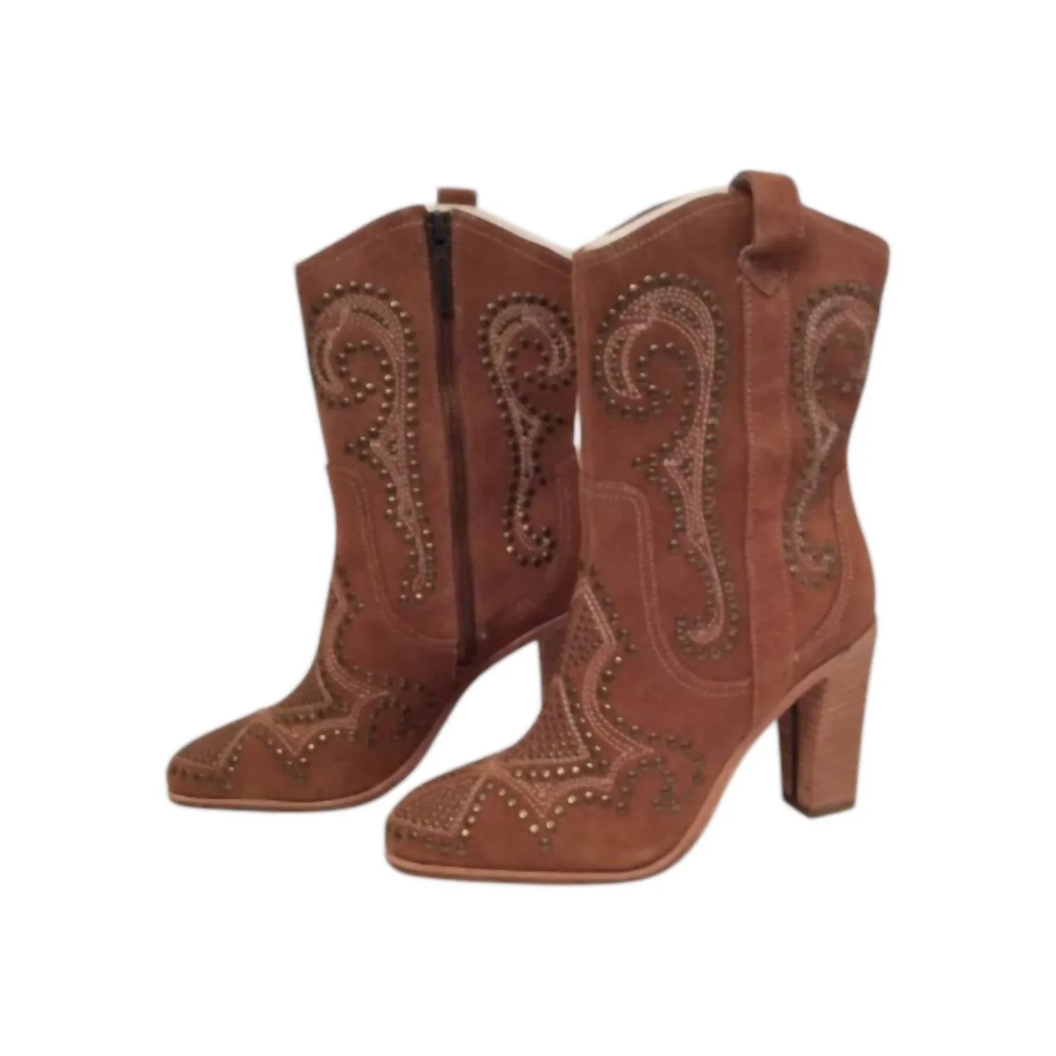 Women's Olivia Suede Boot In Saddle Oily Suede