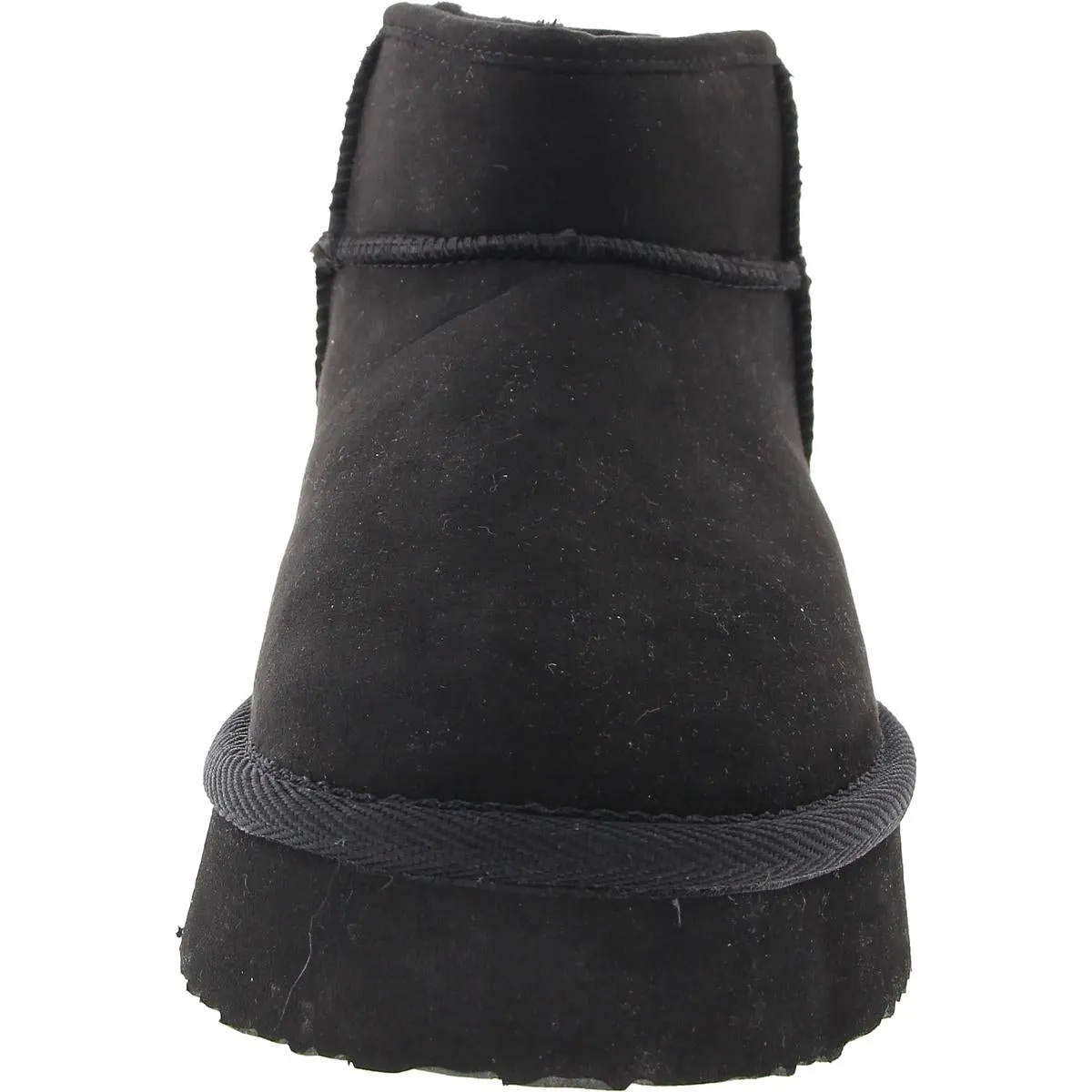 Womens Padded Insole Faux Suede Chukka Boots
