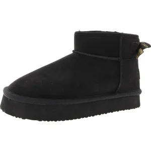 Womens Padded Insole Faux Suede Chukka Boots