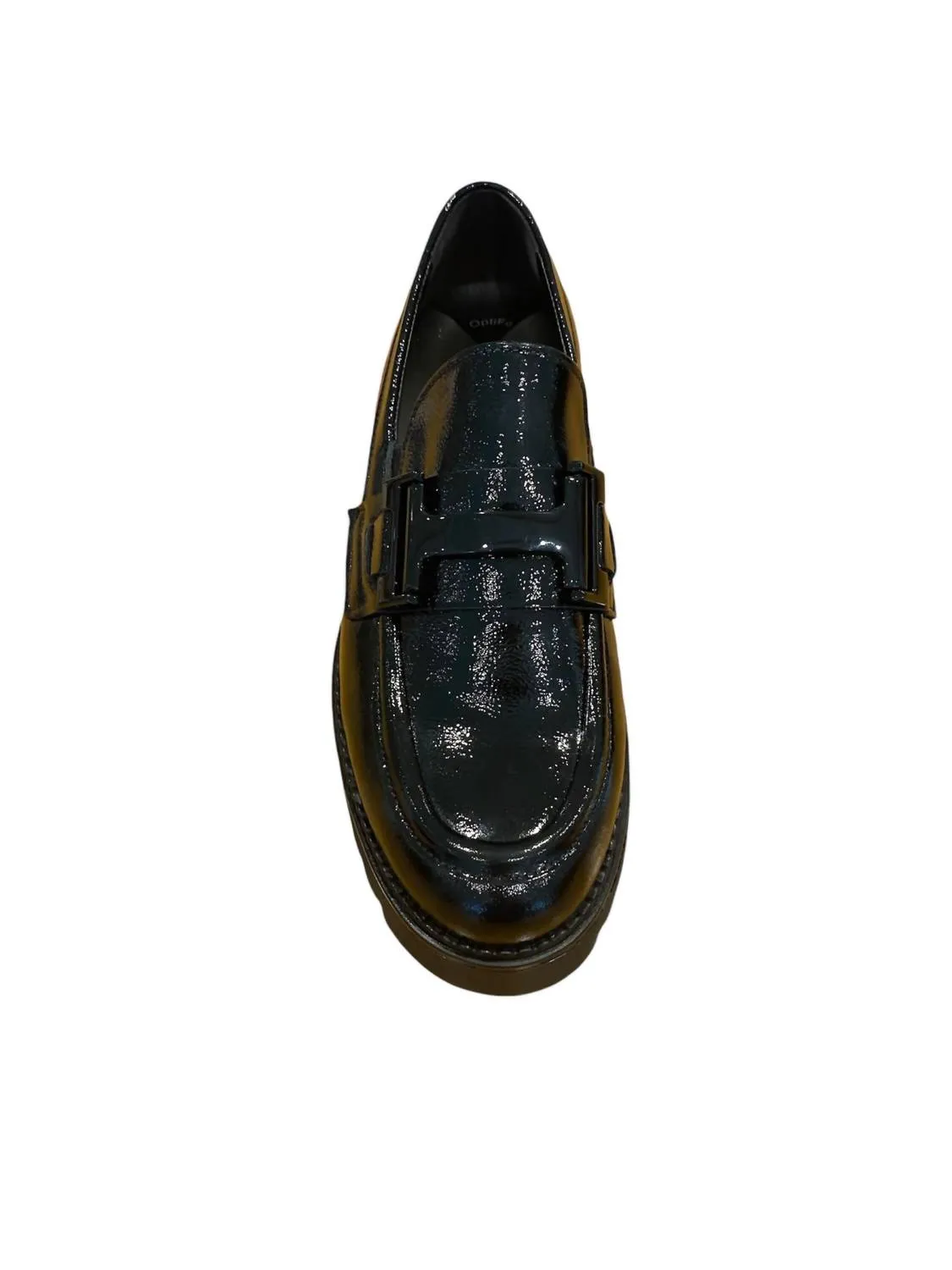 Women's Patent Leather Loafer In Black Patent
