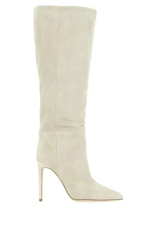 Women's Pointed Toe Knee-High Boots In Angora