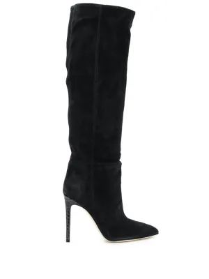 Women's Pointed Toe Knee-High Boots In Nero