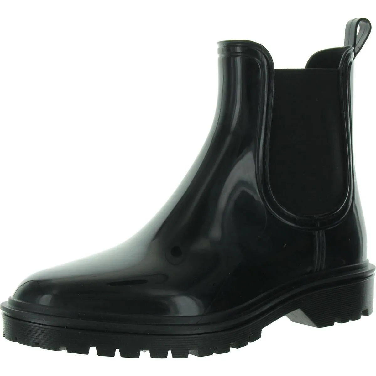 Womens Rainboots Lugged Sole Ankle Boots