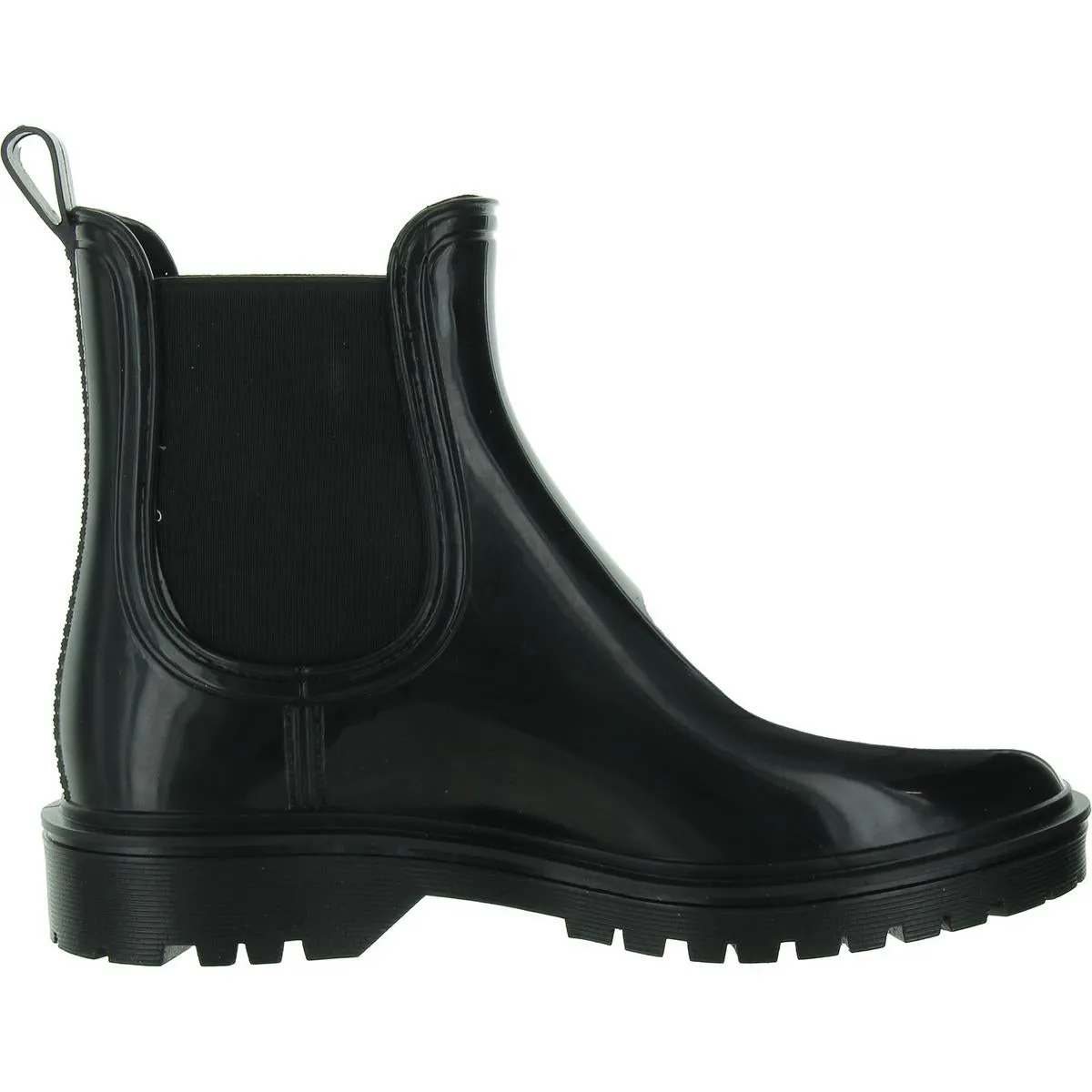 Womens Rainboots Lugged Sole Ankle Boots