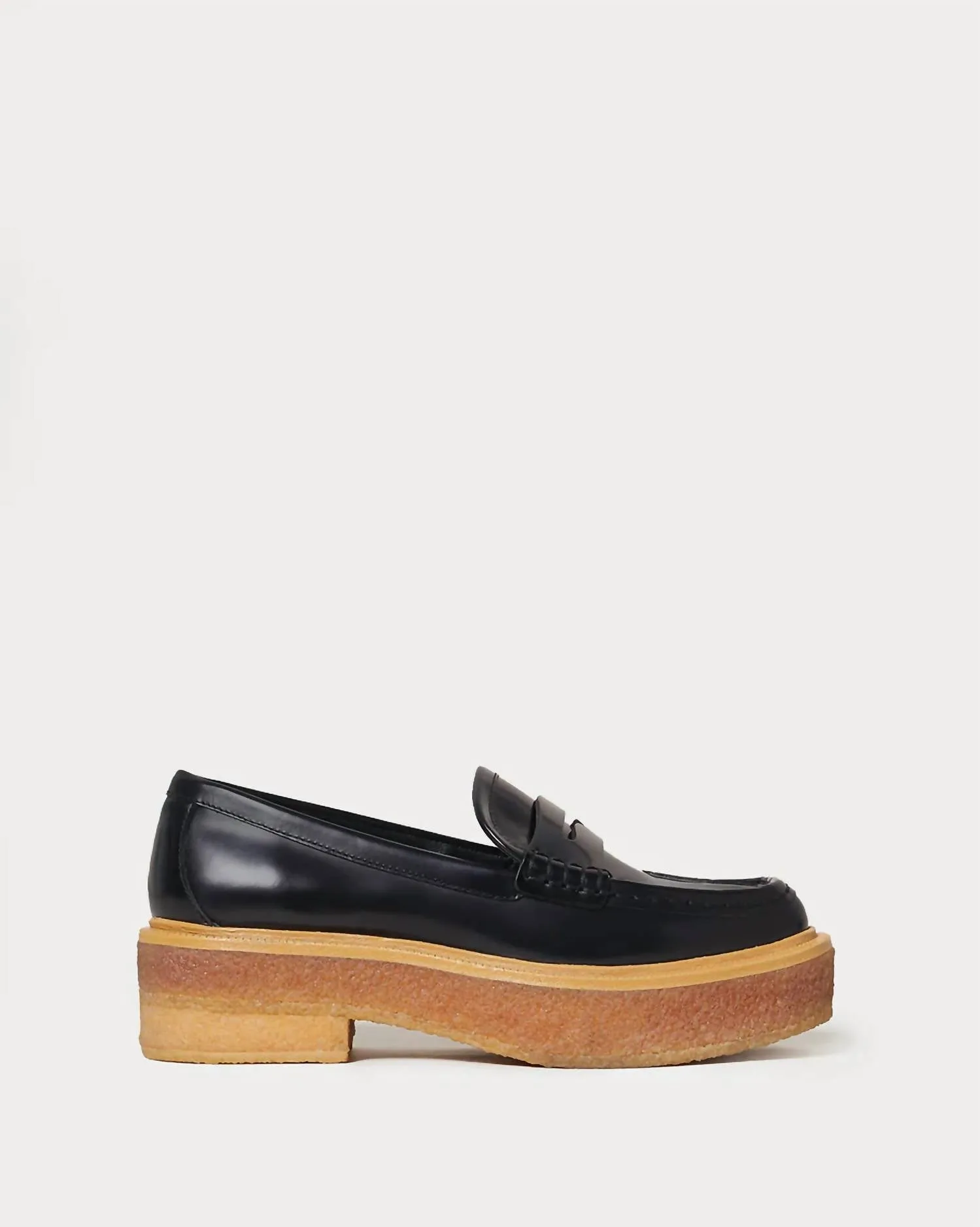 Women's Rikki Black Platform Loafer