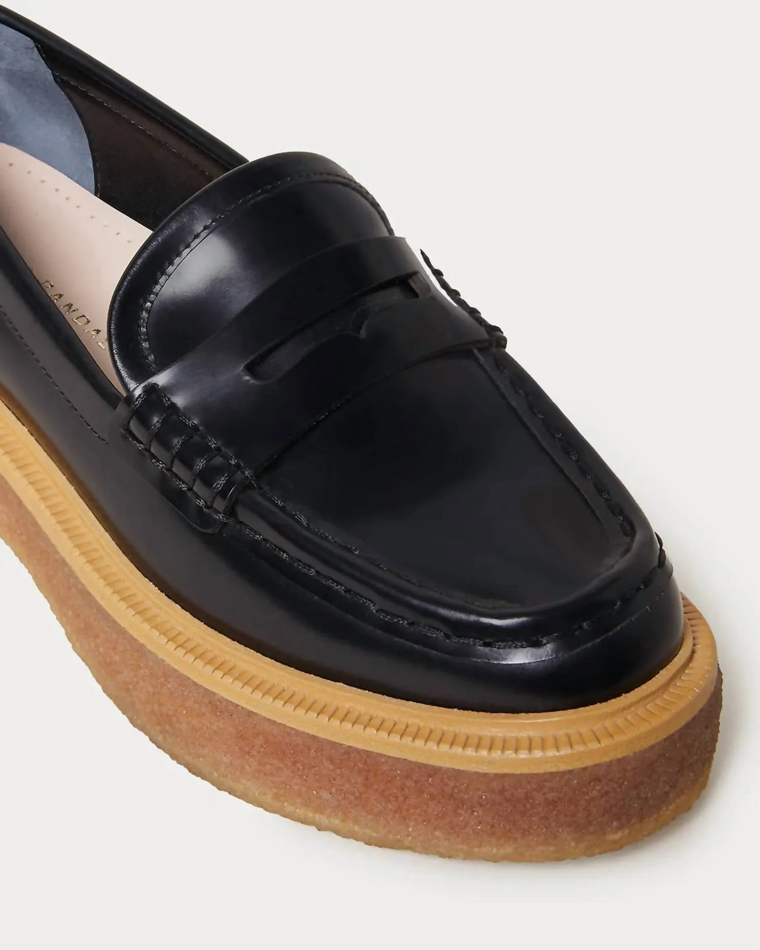 Women's Rikki Black Platform Loafer