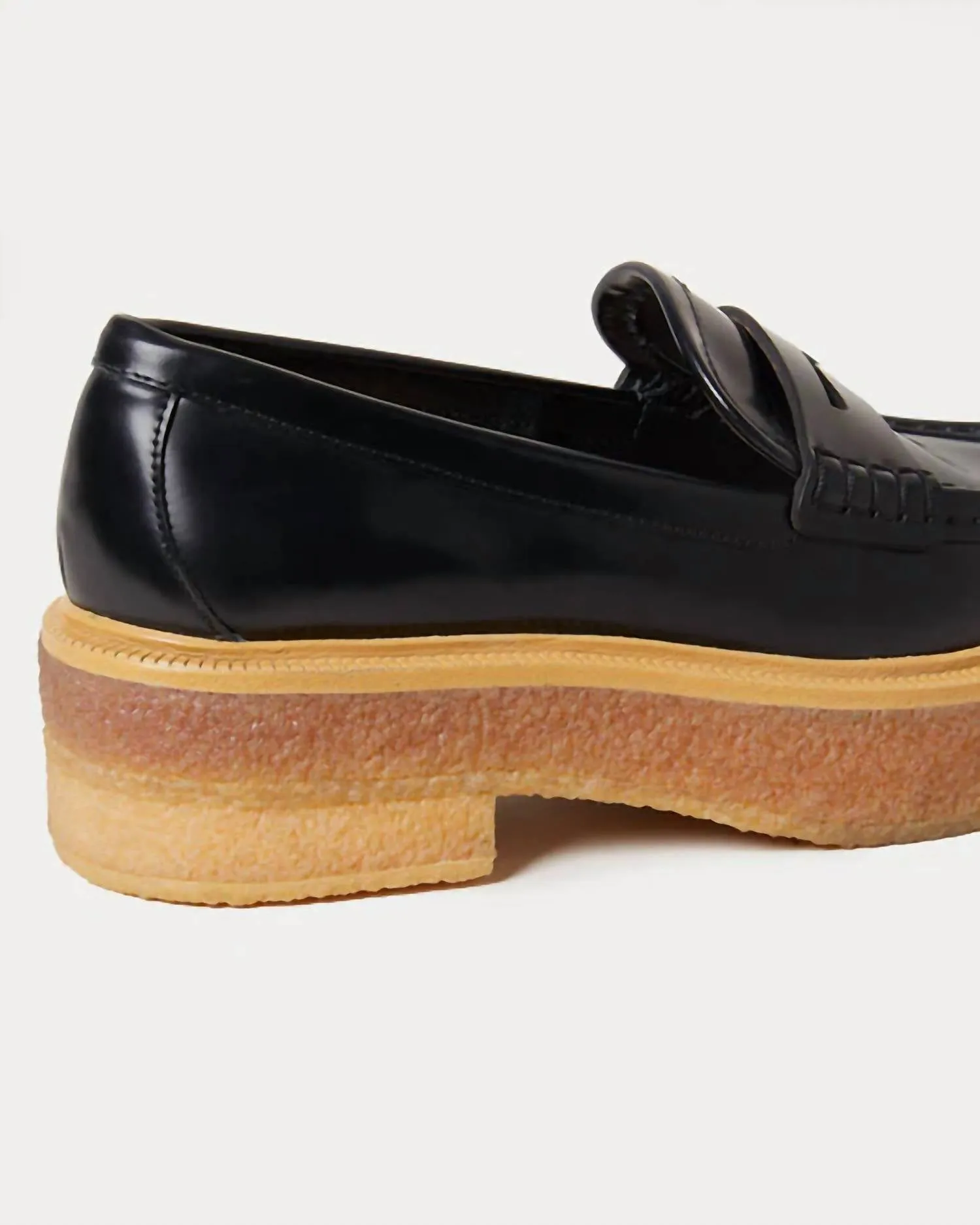 Women's Rikki Black Platform Loafer