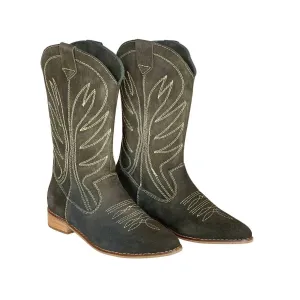 Women's Rodeo Boots In Green