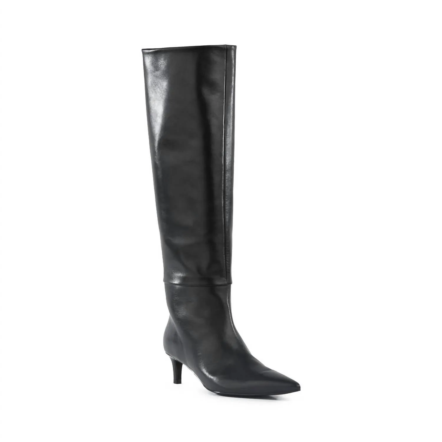 Women's Rose Tall Boot In Black Leather