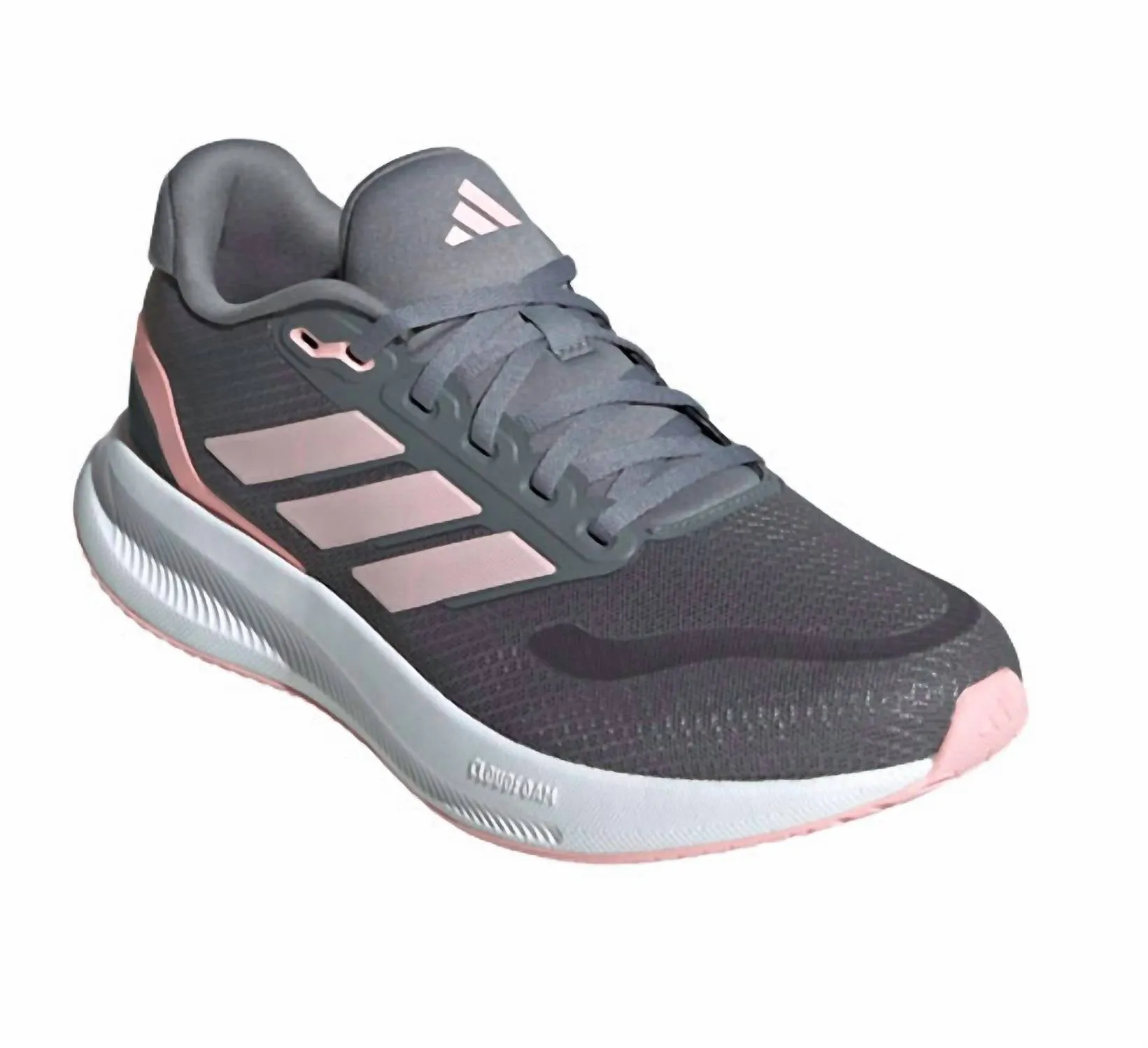 Women's Runfalcon 5 Running Shoe In Grey/sandy Pink/white