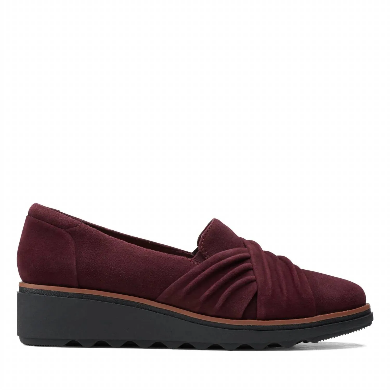 Women's Sharon Villa Loafer In Burgundy Suede
