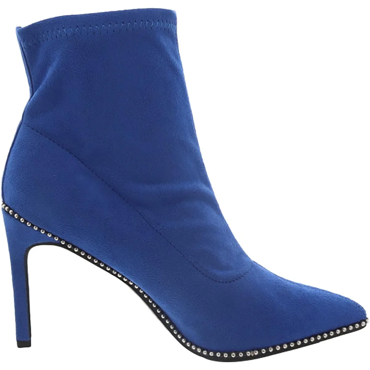 Womens Slip On Stiletto Ankle Boots