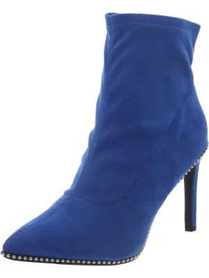 Womens Slip On Stiletto Ankle Boots