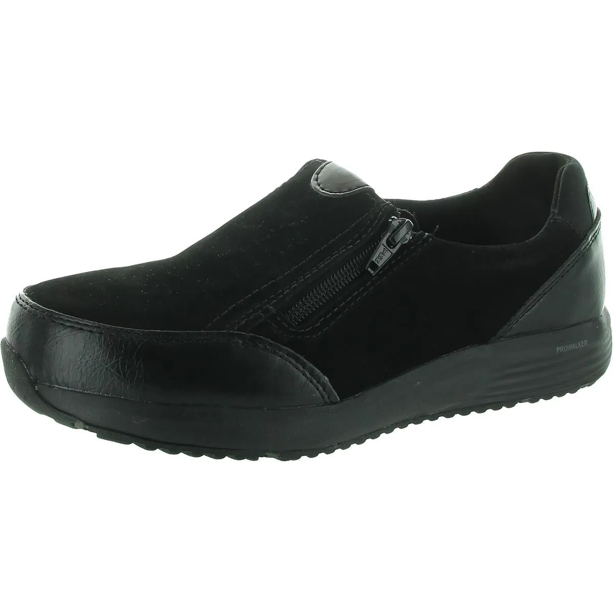 Womens Slip Resistant Suede Work & Safety Shoes