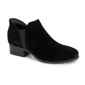 Womens Solid Suede Ankle Boots