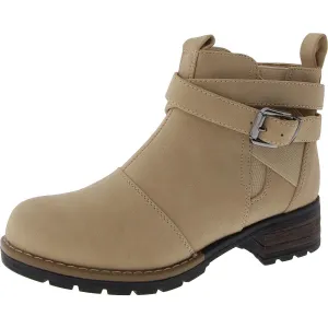 Womens Strapy Zip Up Booties