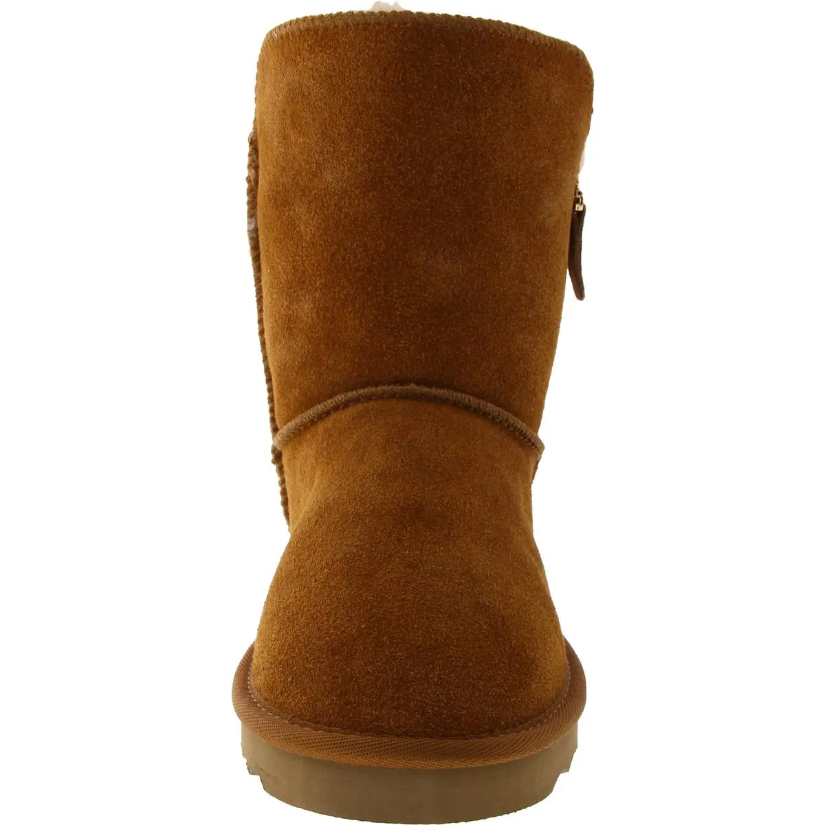Womens Suede Cold Weather Shearling Boots