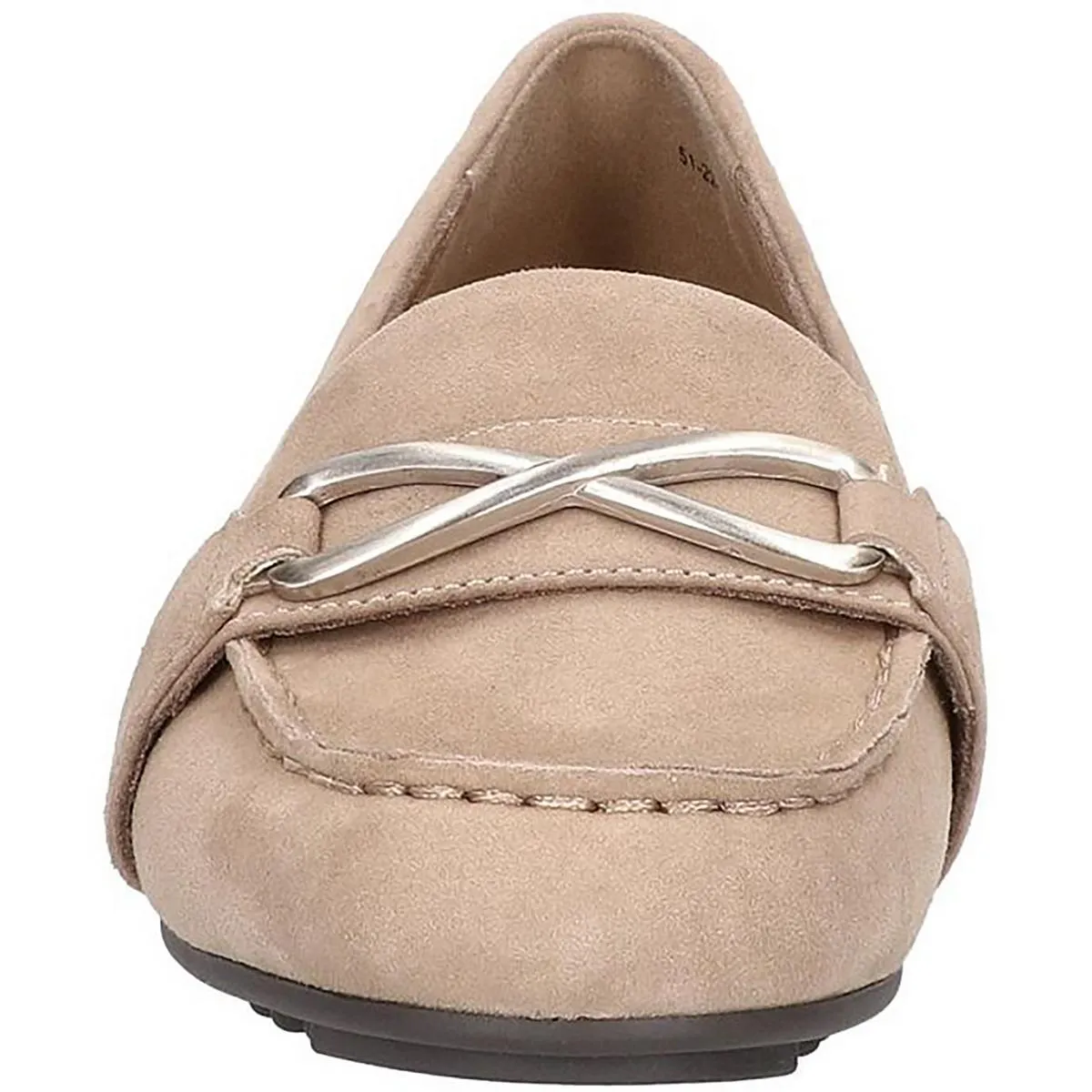 Womens Suede Padded Insole Loafers