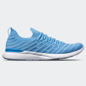 Women's Techloom Wave Running Shoes In Coastal Blue/ice Blue/melange