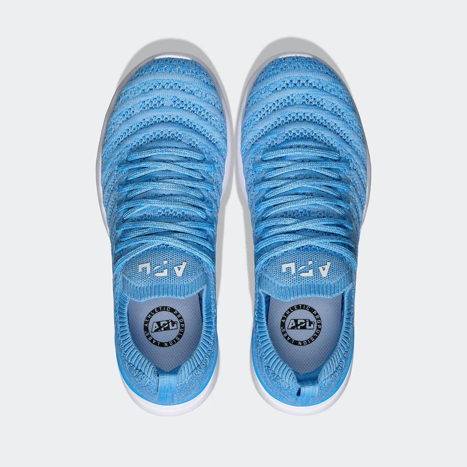 Women's Techloom Wave Running Shoes In Coastal Blue/ice Blue/melange