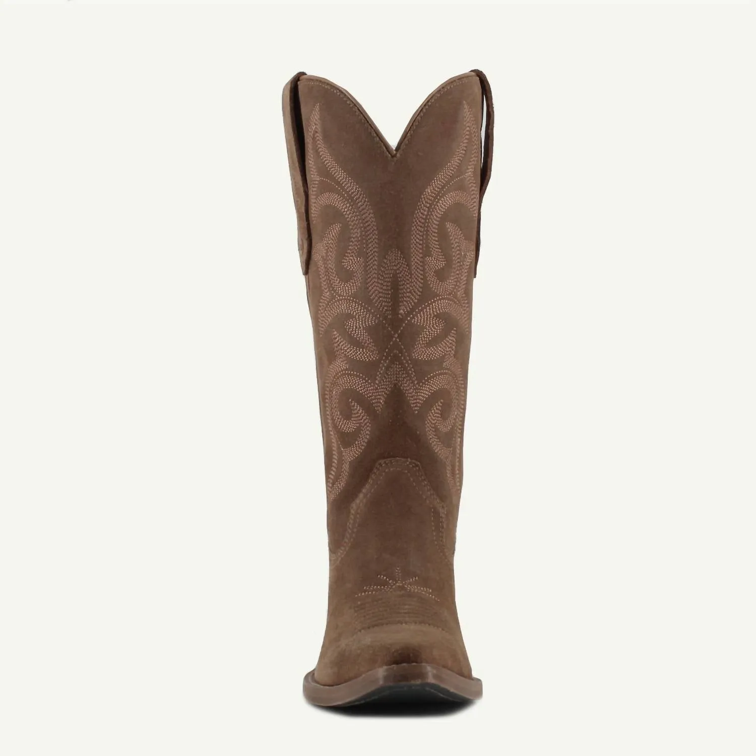 Women's Tessa Leather Cowgirl Boots In Camel