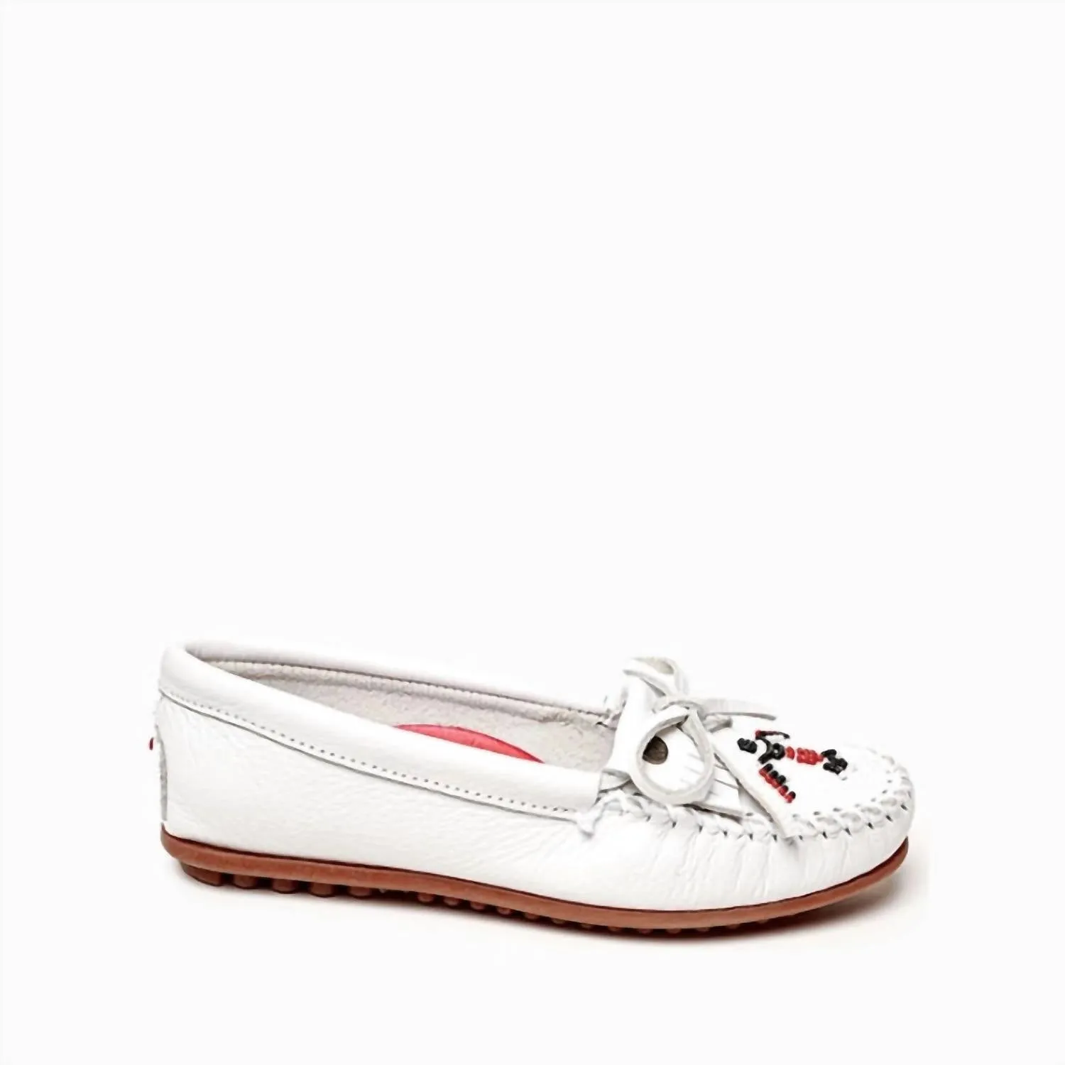 Women's Thunderbird Animikii Hardsole Moccasin In White