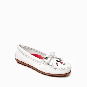 Women's Thunderbird Animikii Hardsole Moccasin In White