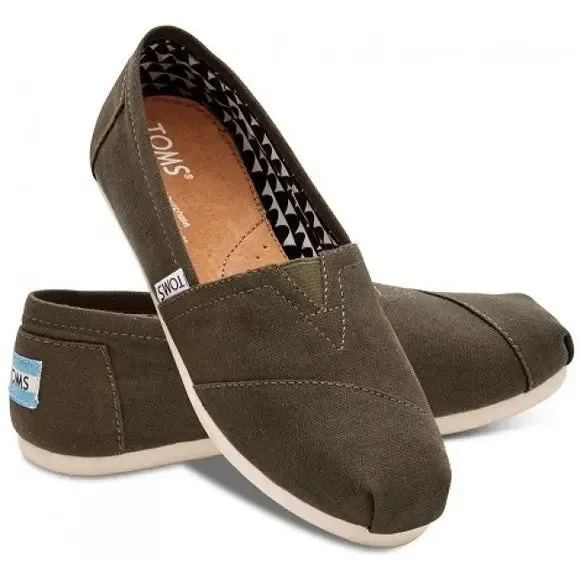 Womens TOMS Classic Alpargata  Iconic Slip-On with Lightweight Comfort