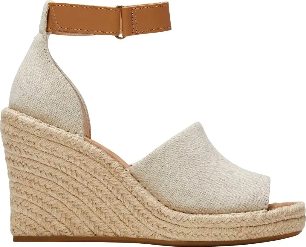 Womens TOMS Marisol  Chic Wedge Sandal with Cushioned Comfort