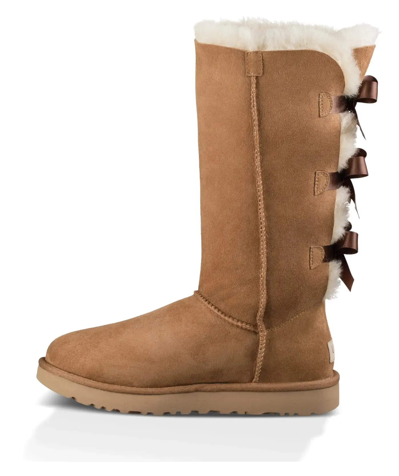 Womens UGG Bailey Bow Tall II  Cozy Sheepskin Boot with Feminine Bows