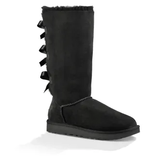 Womens UGG Bailey Bow Tall II  Cozy Sheepskin Boot with Feminine Bows