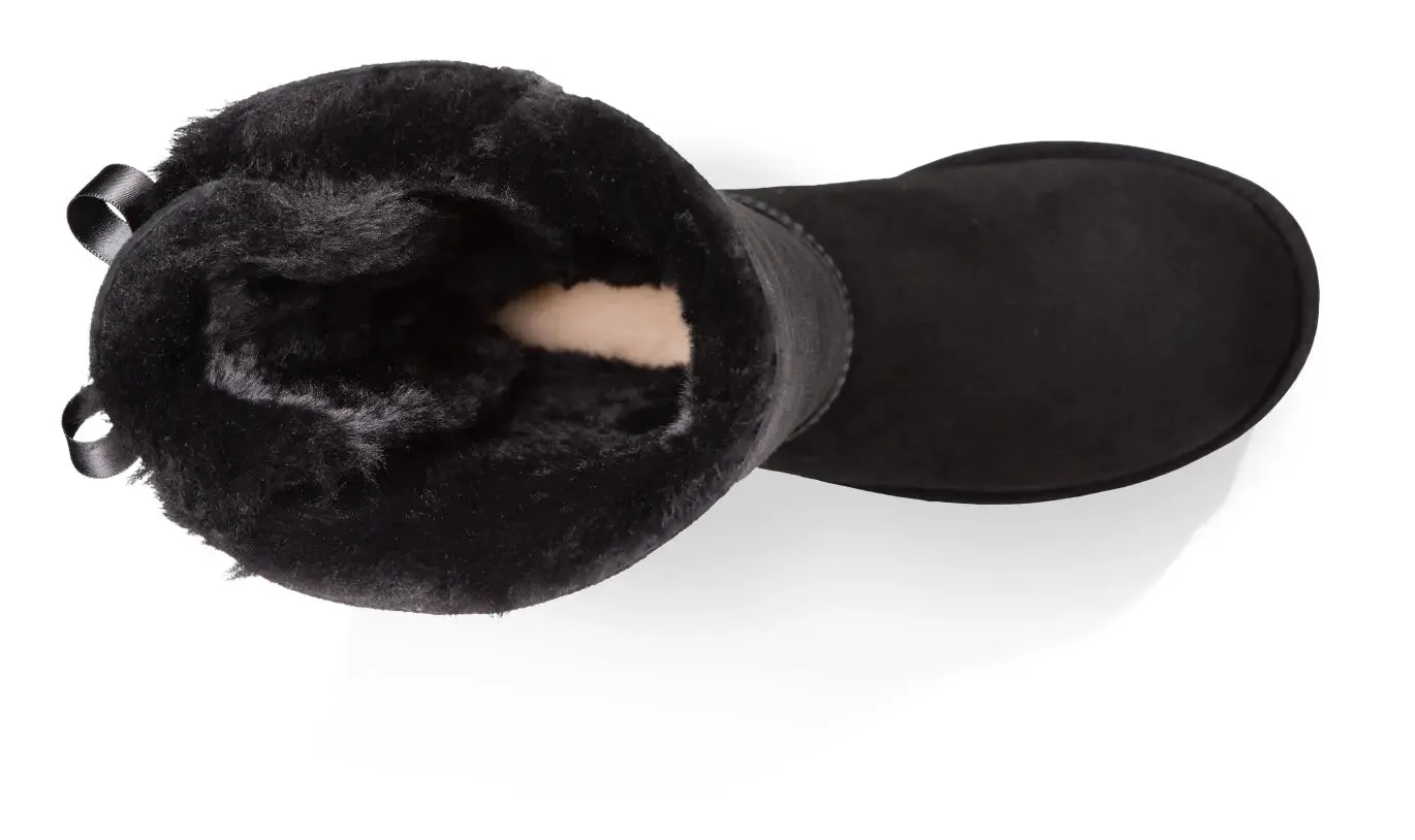 Womens UGG Bailey Bow Tall II  Cozy Sheepskin Boot with Feminine Bows
