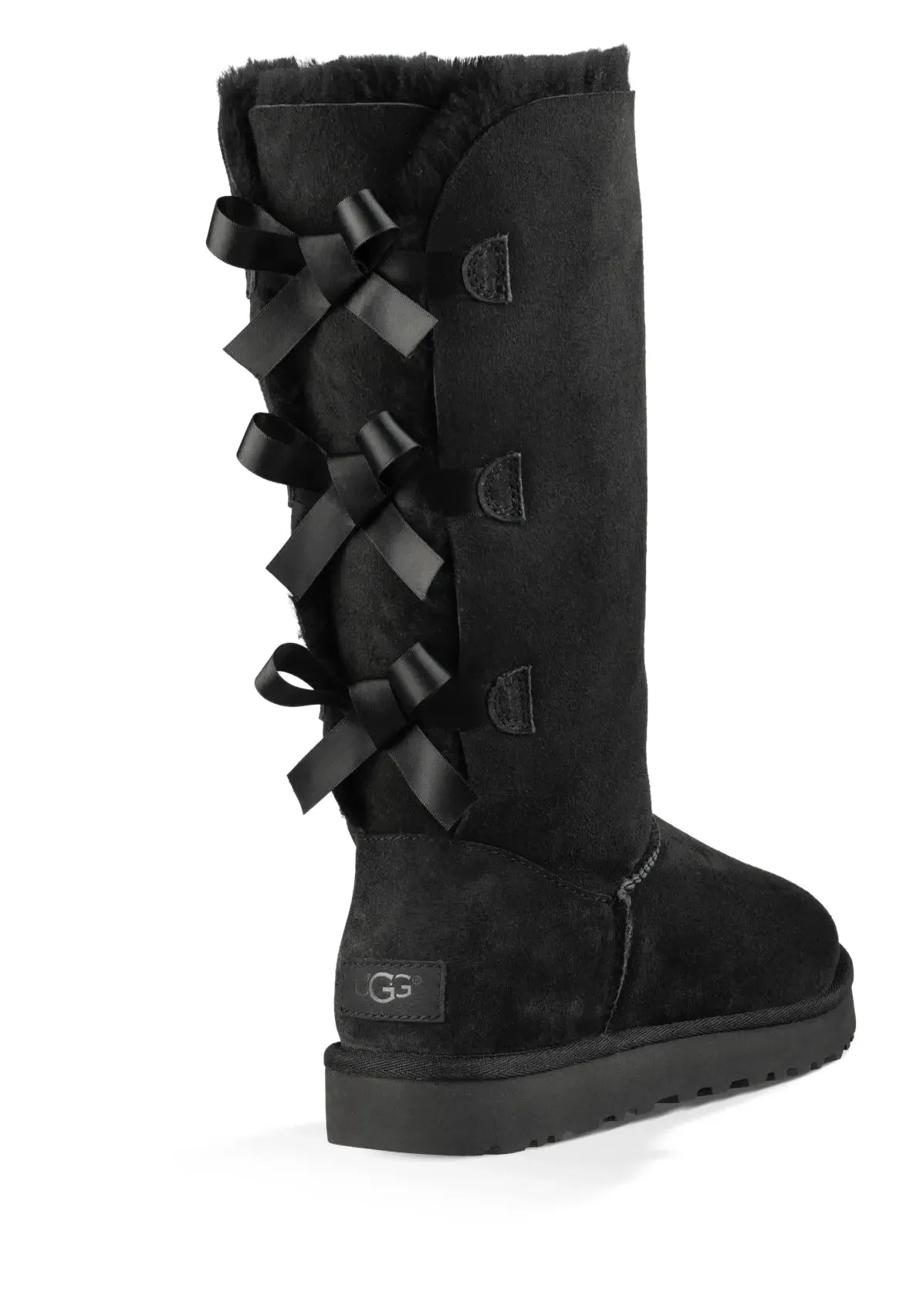 Womens UGG Bailey Bow Tall II  Cozy Sheepskin Boot with Feminine Bows