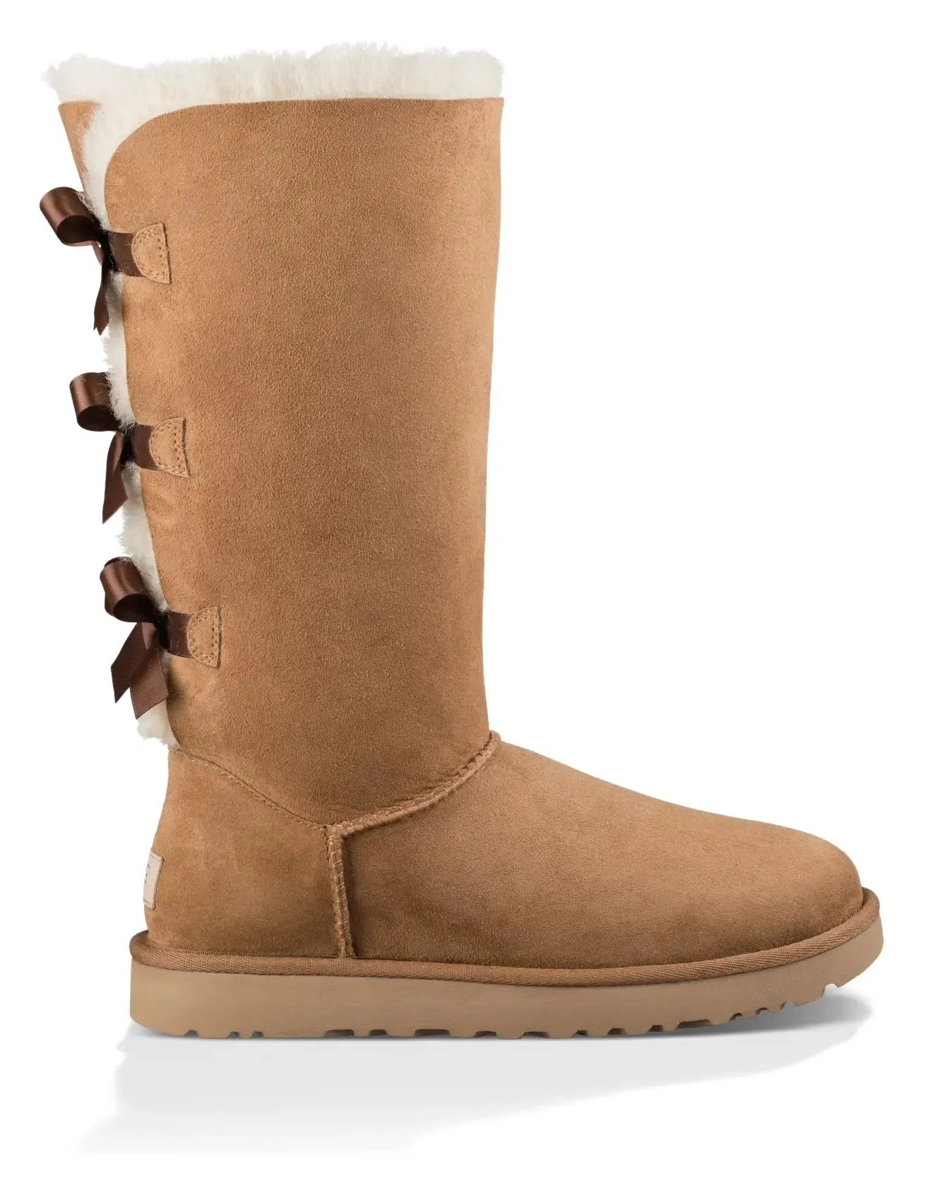 Womens UGG Bailey Bow Tall II  Cozy Sheepskin Boot with Feminine Bows