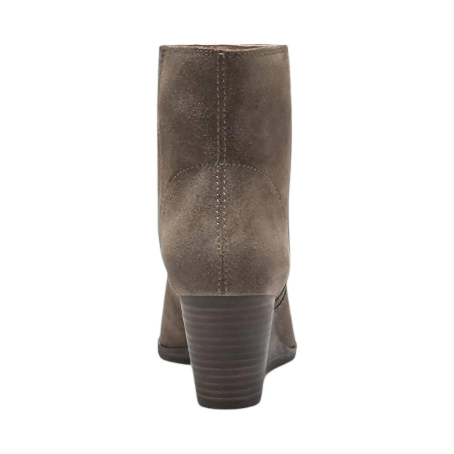 Women's Wafael Wedge Booties In Canteen Oiled Suede