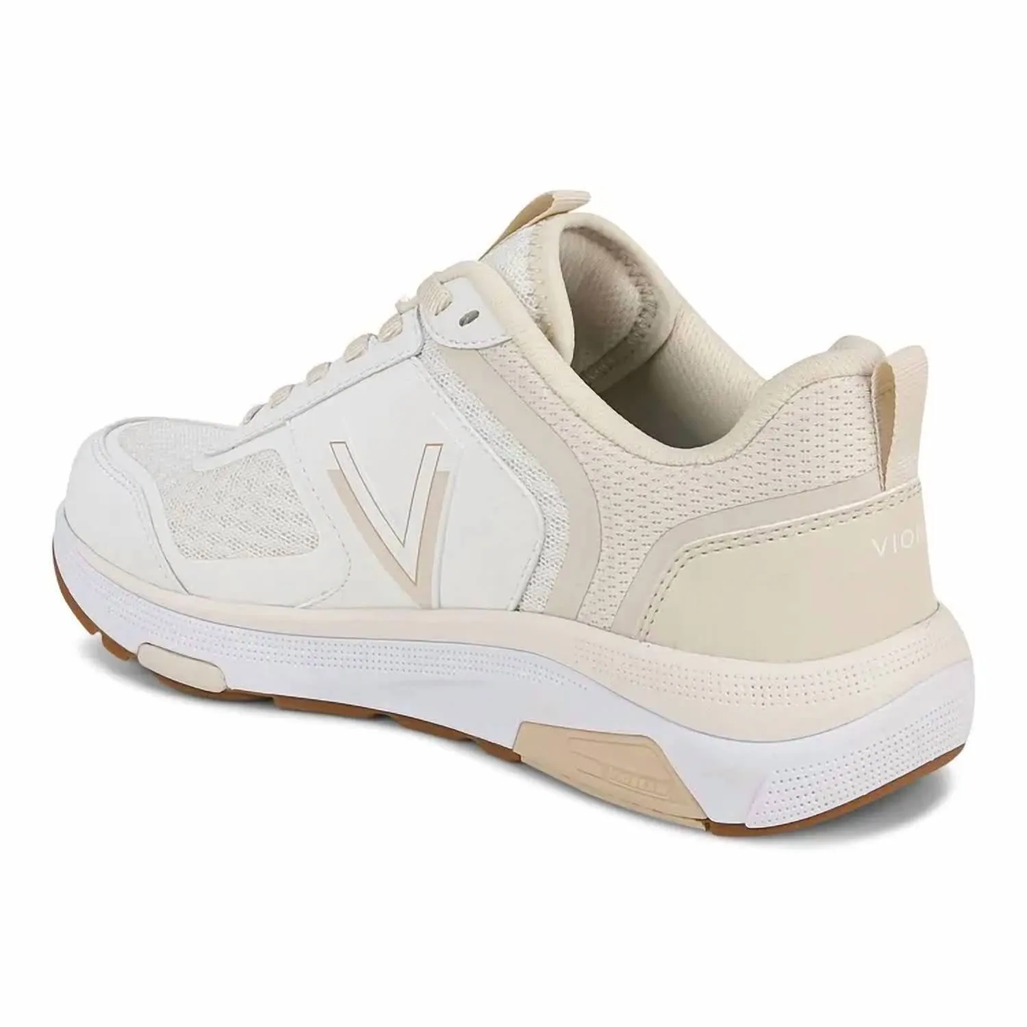 Women's Walk Strider Shoes In White/cream