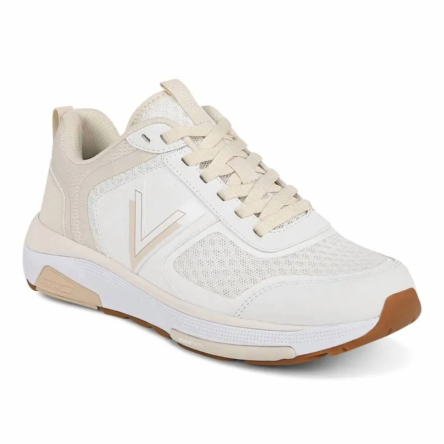 Women's Walk Strider Shoes In White/cream