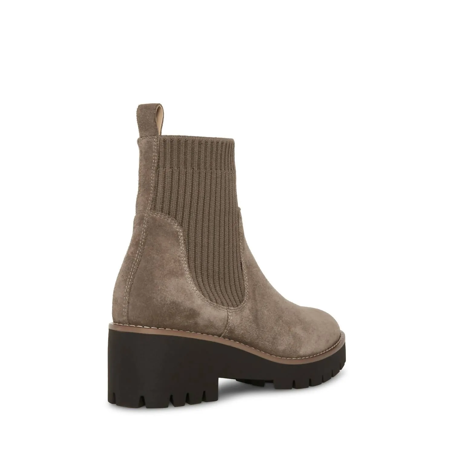 Women's Waterproof Darren Bootie In Dark Taupe Suede