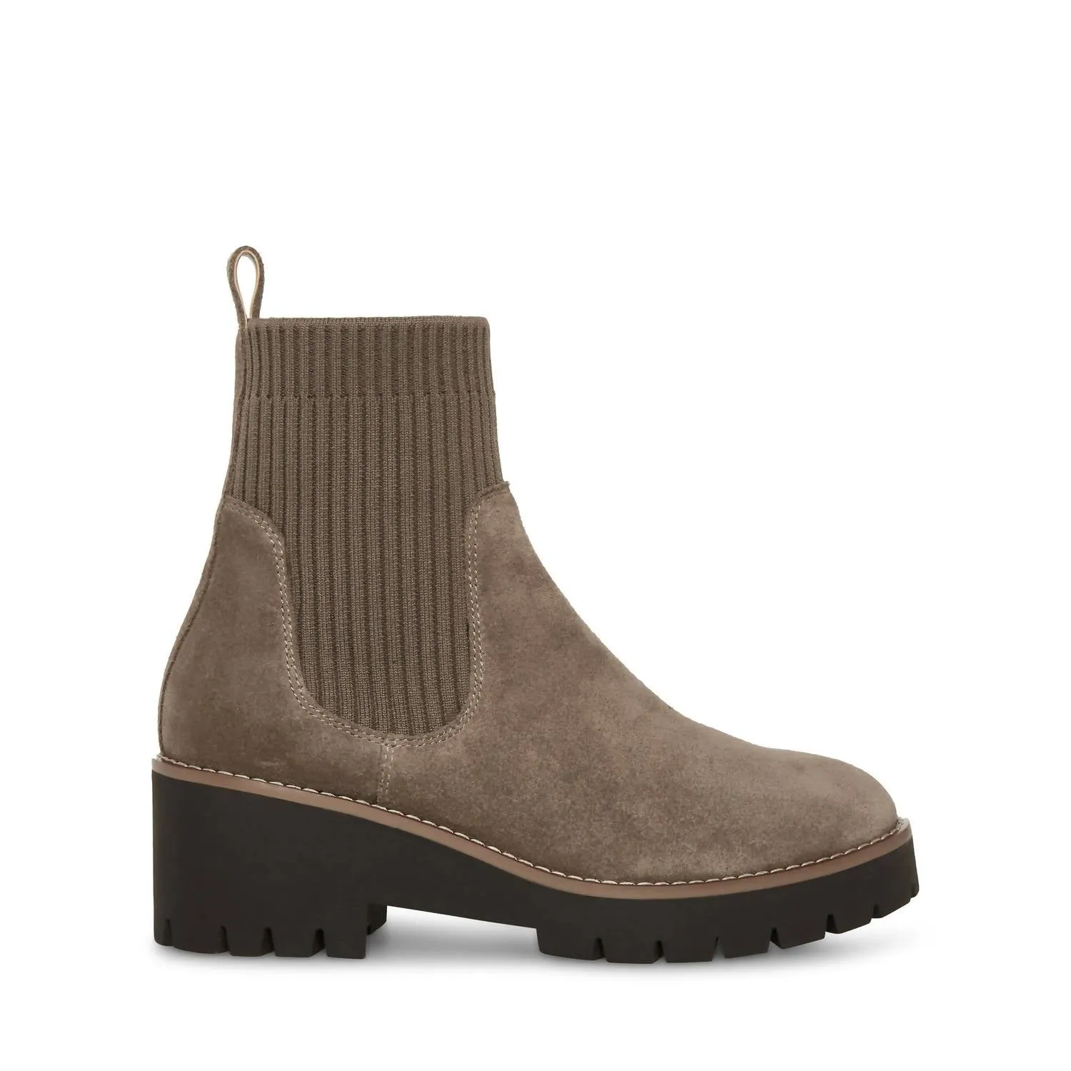 Women's Waterproof Darren Bootie In Dark Taupe Suede
