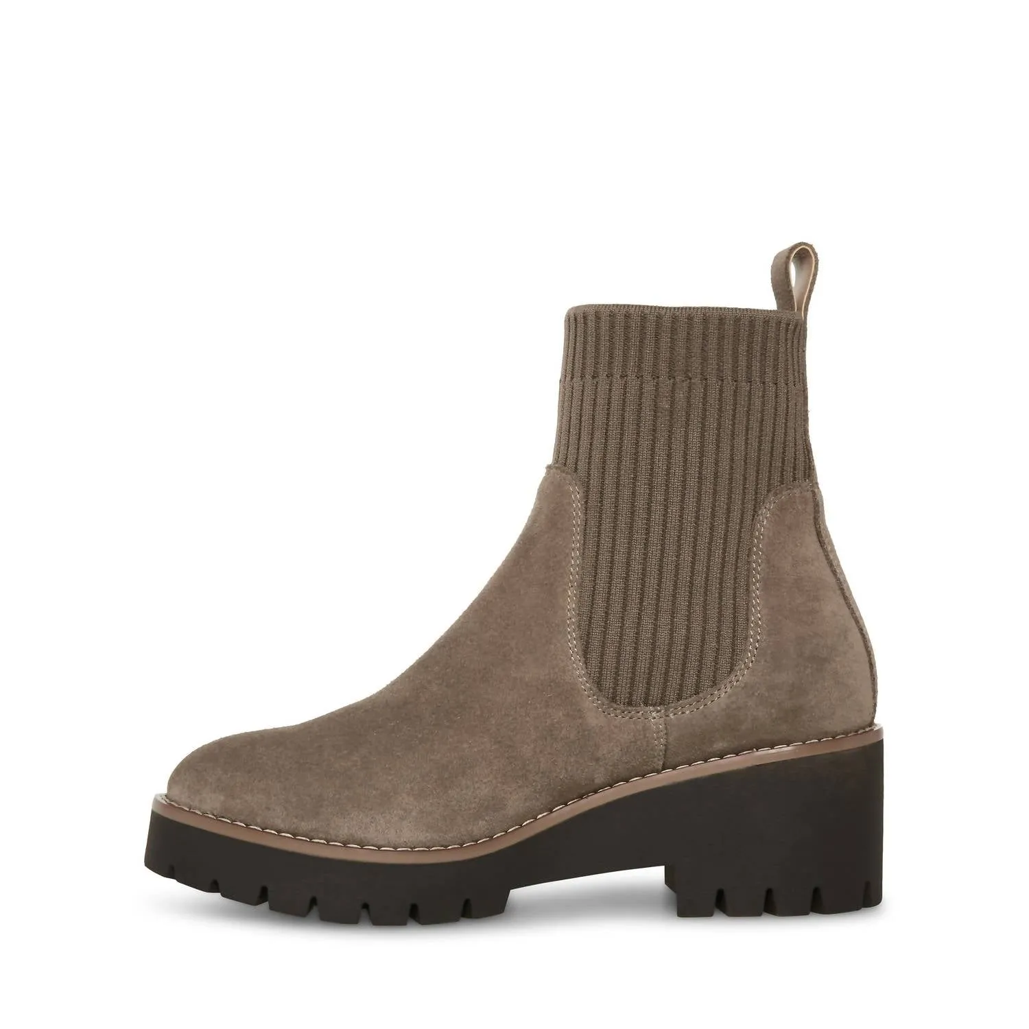 Women's Waterproof Darren Bootie In Dark Taupe Suede