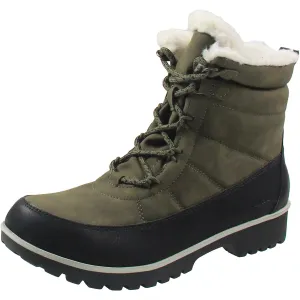 Womens Waterproof Faux Suede Winter & Snow Boots