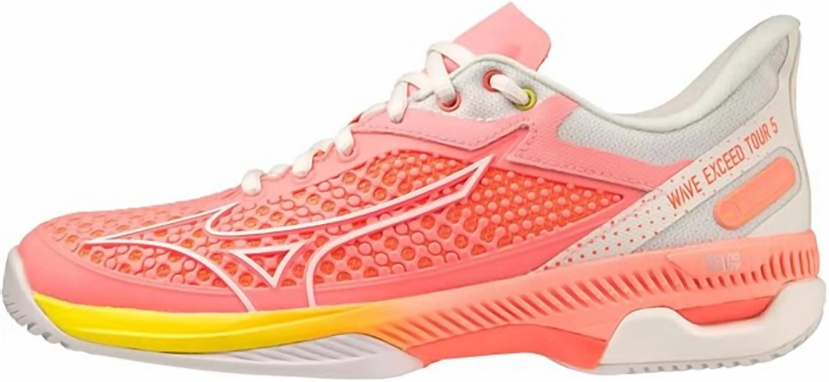 Women's Wave Exceedtour 5 Tennis Shoe In Candy Coral