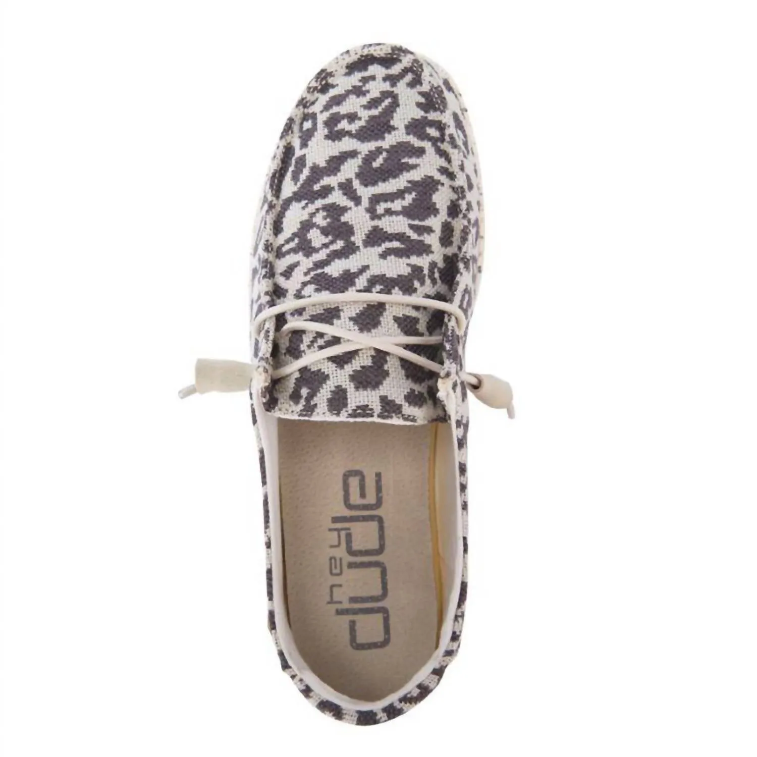 Women's Wendy Loafers In Woven Cheetah Grey