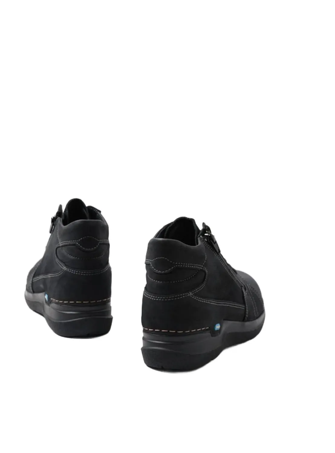 Women's Why Shoes In Black Nubuck
