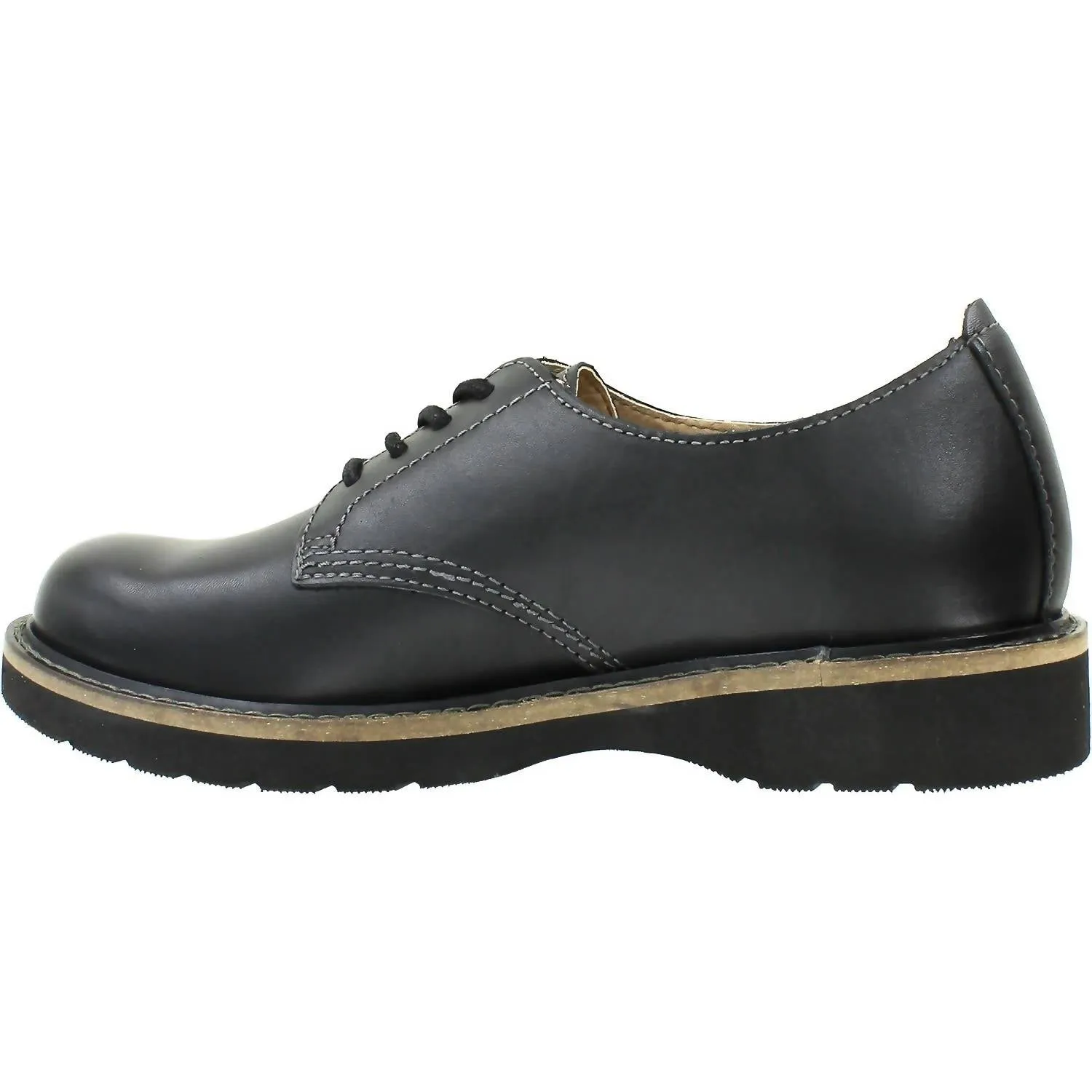 Women's Work It Smooth Leather Shoe In Black